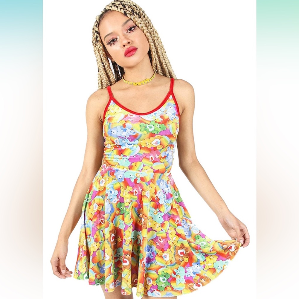 NWT Iron Fist Lots A Rainbow A Line Mini Dress